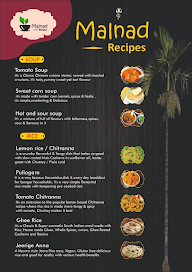 Malnad Recipes menu 1