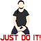 Imagem do logotipo de Just do it!