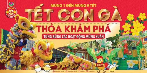 Khu du lịch Đầm Sen vui Tết con gà 6