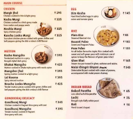 Koshe Kosha-Behala menu 5