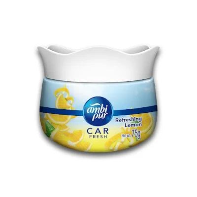 Ambi Pur Car Freshener Gel, Refreshing Lemon 75 Gm