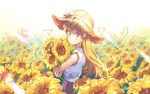 The sunflower girl