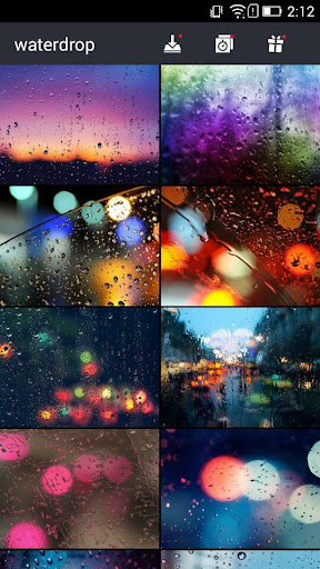 Glass Wallpapers Rain Drops