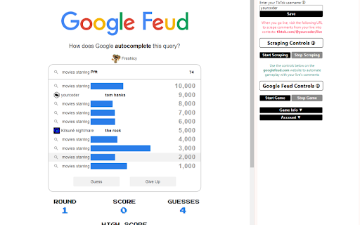 Chat Capture googlefeud.com