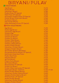 Telugu Flavors menu 8