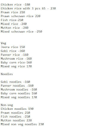 Quick Food menu 3