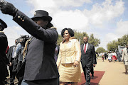 Gauteng premier Nomvula Mokonyane arrives in Mamelodi, Pretoria, to give her state of the province speech yesterday. She unveiled a host of projects intended to attract business to and create jobs in Gauteng PICTURE: LEBOHANG MASHILOANE