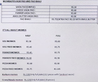 All About Momos & Mumbaiya Vada Pao Vala menu 1