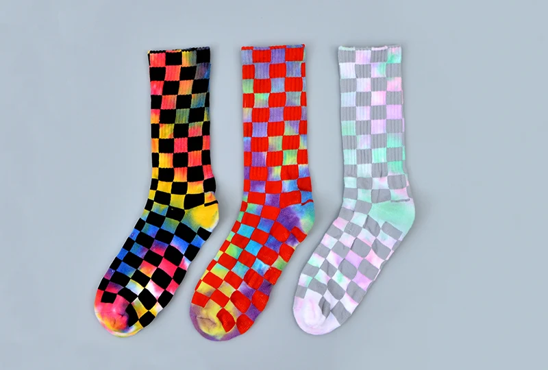 Title 2, Chaussettes Tie Dye Homme Terry Absorbant la Su...