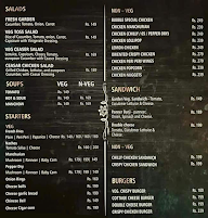 The Bubbles Cafe and Kitchen menu 1