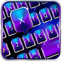 تنزيل Purple Blue Metal Keyboard التثبيت أحدث APK تنزيل