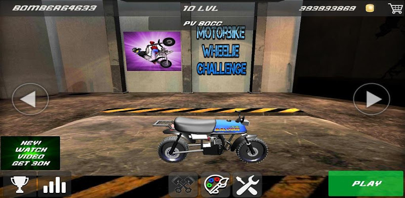 Motorbike Wheelie Challenge