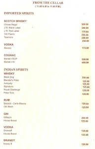 Ripples - Hotel Man Singh menu 2