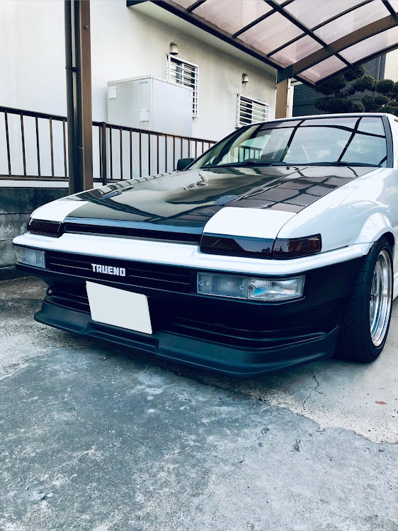 スプリンタートレノの「GAZOO愛車広場 出張撮影会 in 千葉」・撮影会に向けて・準備中・バンパー黒ワックス・オススメに関するカスタム事例の投稿画像8枚目