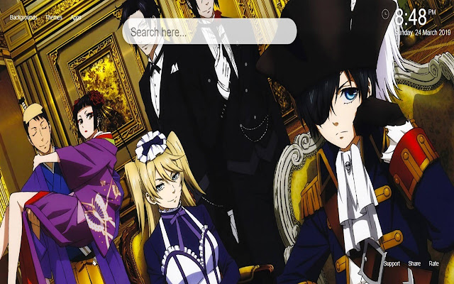 Black Butler HD Wallpapers New Tab