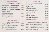 Udupi Sathkar menu 2