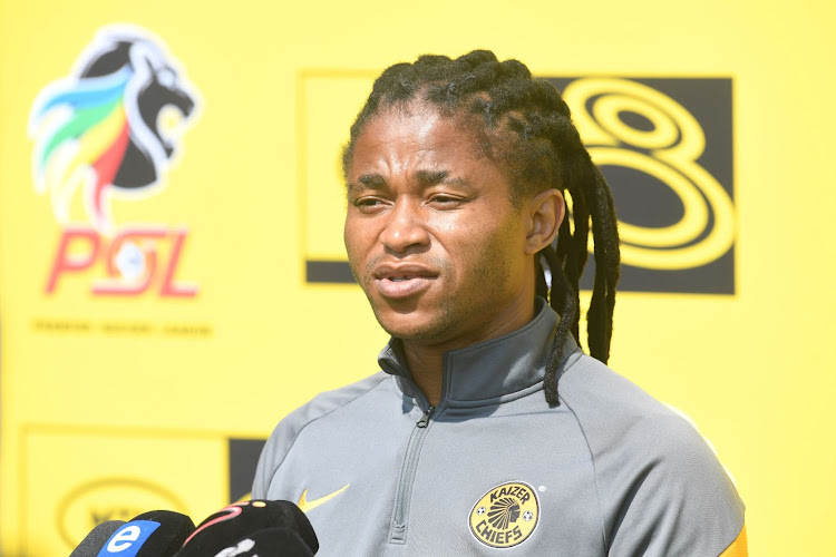 Kaizer Chiefs player Siyethemba Sithebe during the media open day at Kaizer Chiefs Village on September 28.