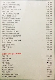 Park View Restaurant menu 8