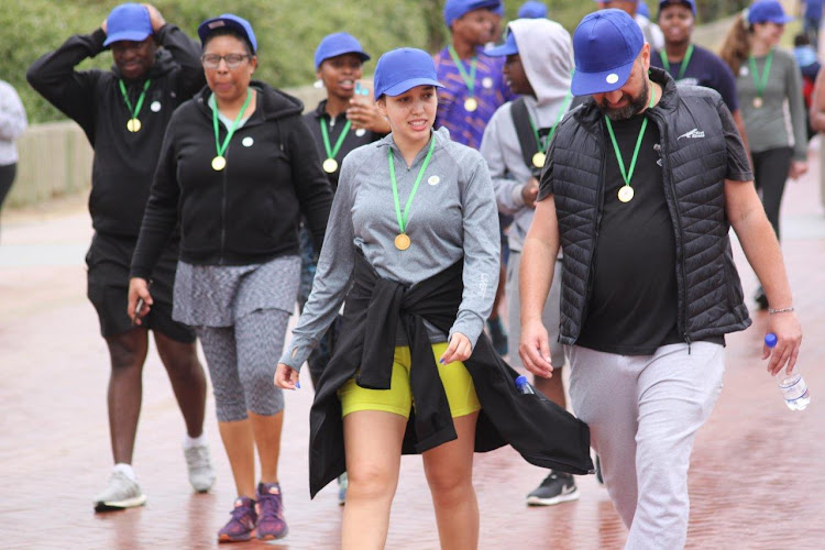 Nearly 1,000 people walked from Durban's North Beach Amphitheatre to uShaka and back to raise awareness about mental health on Sunday.