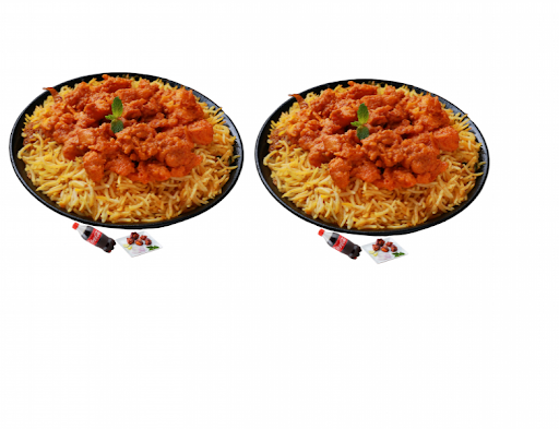 Special ChickenBiryani(Boneless)Combo(Serves 2)+6Pcs Kabab+2 Coke200Ml