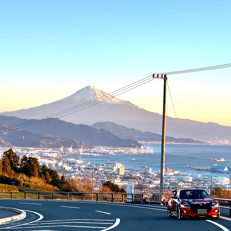 S660の日本平へドライブ🚗=3・富士山🗻コラボ・車弄りは自己満足・ステッカーチューン・いっぷくショットに関するカスタム事例の投稿画像1枚目