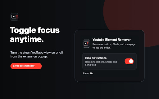 Youtube Element Remover screenshot 3