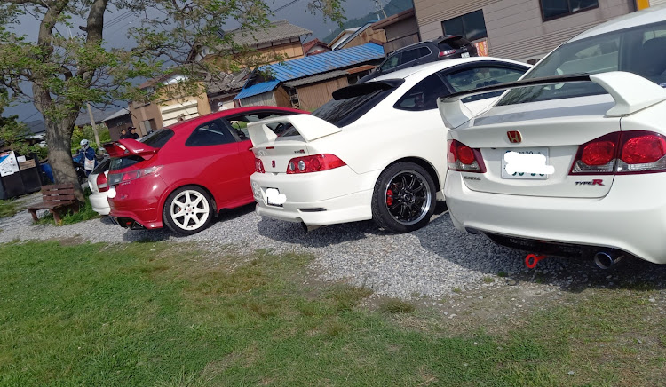 シビックタイプRユーロの滋賀県オフ会・ツーリングオフ会・バームクーヘンのお店・カフェに関するカスタム事例の投稿画像13枚目