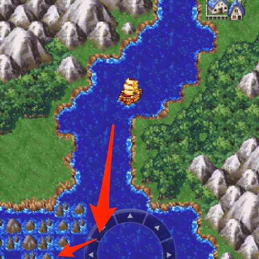 DQ6_アモールから船に乗る