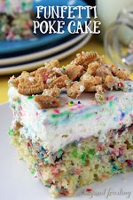 Funfetti Poke Cake was pinched from <a href="http://beyondfrosting.com/2013/08/18/funfetti-poke-cake/" target="_blank">beyondfrosting.com.</a>