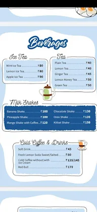 The Santorini Cafe menu 3