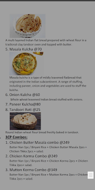 Awadhi Delights menu 4