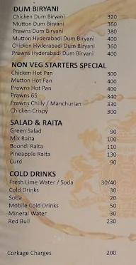 Hotel Chandrama menu 3