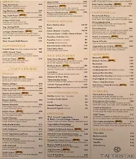 Dakshina Mandapa - Taj Mahal Hotel menu 1