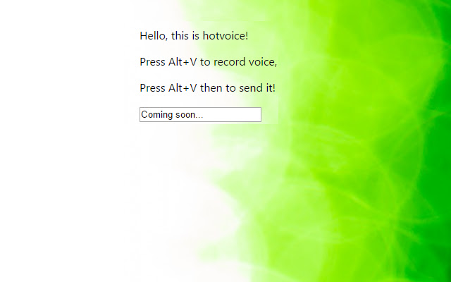 VK Voice Message Hot Keys chrome extension