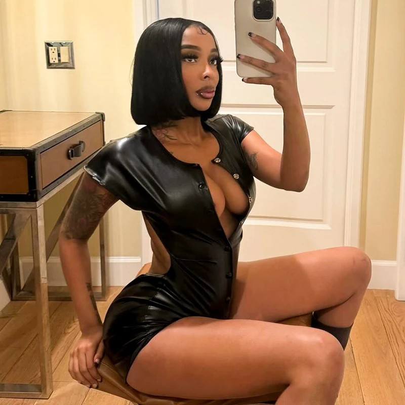 Pantalones cortos de una pieza informales, ajustados, sexys, sin espalda, para mujer