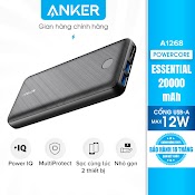 Pin Sạc Dự Phòng Anker Powercore (Metro) Essential 20000Mah - A1268