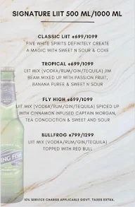 Fly 7 menu 5