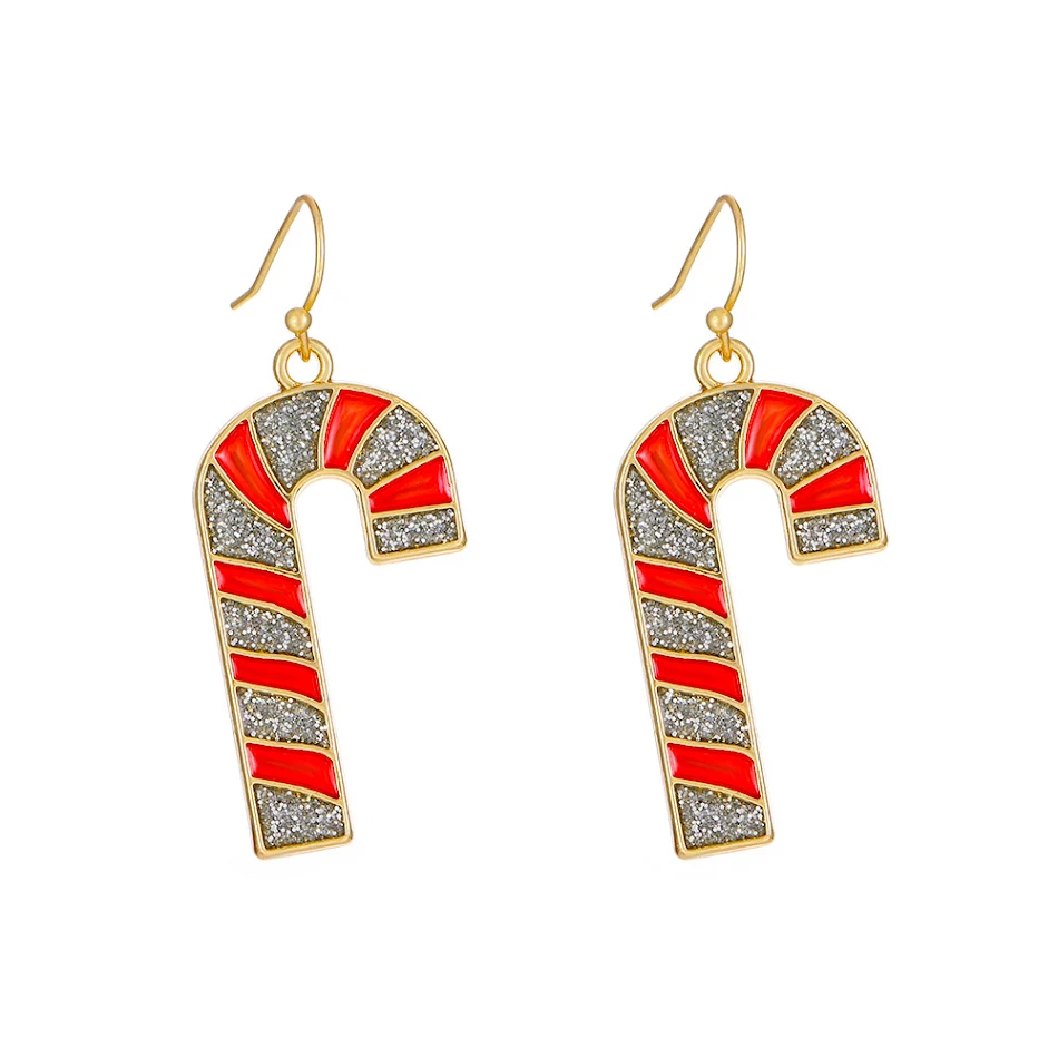 Brincos de sino de Natal criativos femininos, moda festiva para as festas de fim de ano, um presente especial e charmoso.
