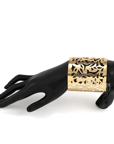 Eenvoudige geometrische metalen arm - 2