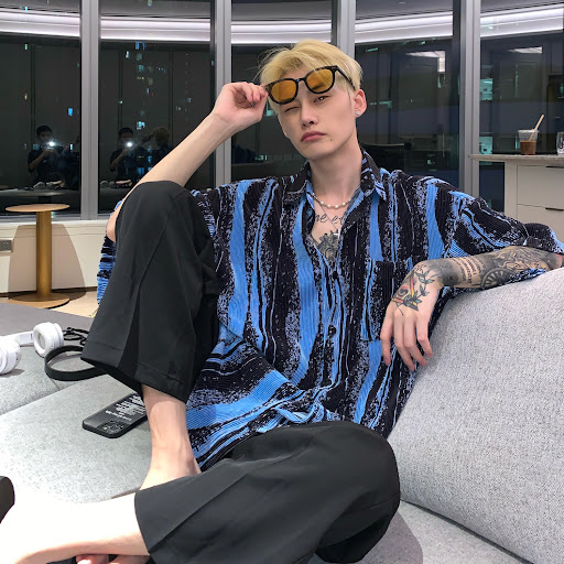 Title 4, Korean Version Of Wavy Drape Shirt Ink Tie-Dyed...