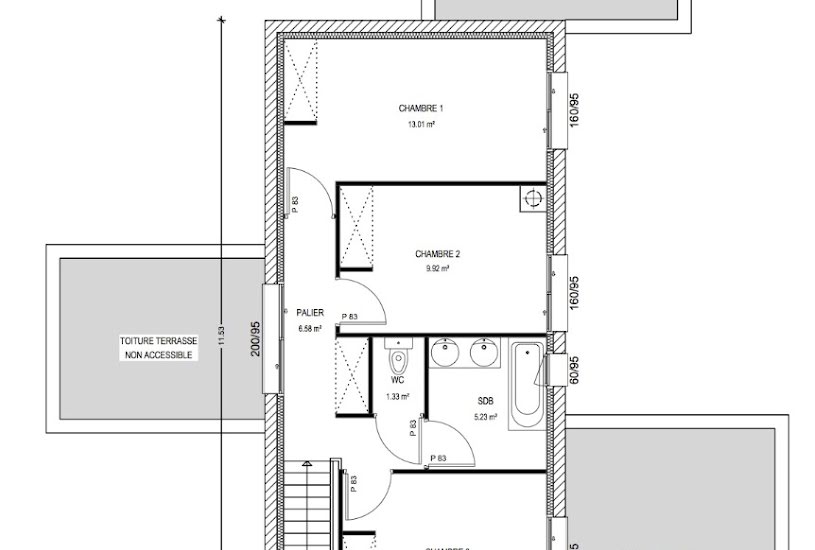  Vente Terrain + Maison - Terrain : 764m² - Maison : 130m² à Beaulieu-sous-la-Roche (85190) 