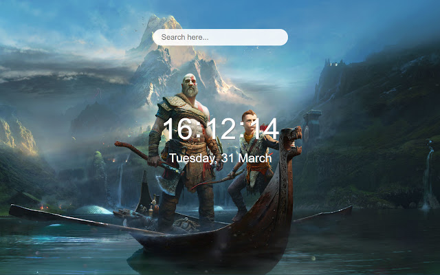 God of War New Tab HD Wallpapers