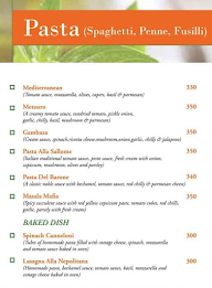 The Pizzeria menu 1