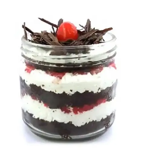 Eggless Black Forest Jar Cake [350 Ml]