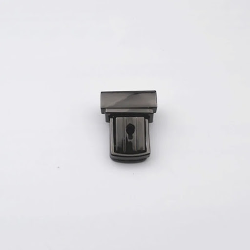 Title 11, Light Gold Silver Gun Black Lock Box and Bag Ha...