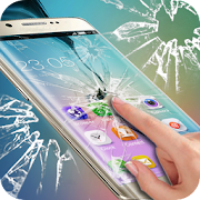 Real Cracked Screen Prank theme for Samsung S6 2.1.4 Icon