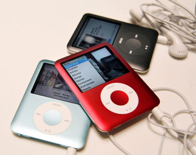 New Apple iPod Nanos are seen during an unveiling in San Francisco, California September 5, 2007.