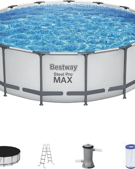 Steel Pro MAX15 Foot by 48 Inches Round Above Ground Fami... - 2