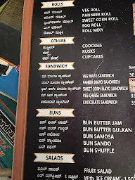 The Cafe Stop menu 1