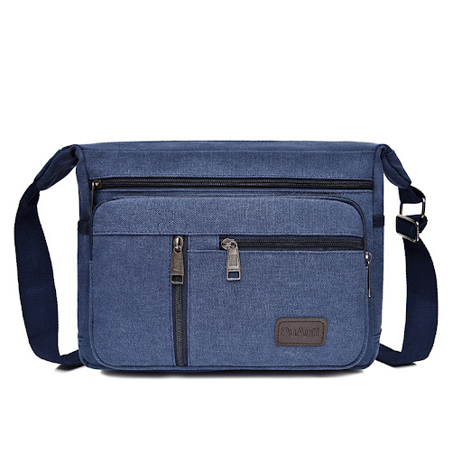 Title 1, Mens Canvas Bag Korean Style One-Shoulder Diag...